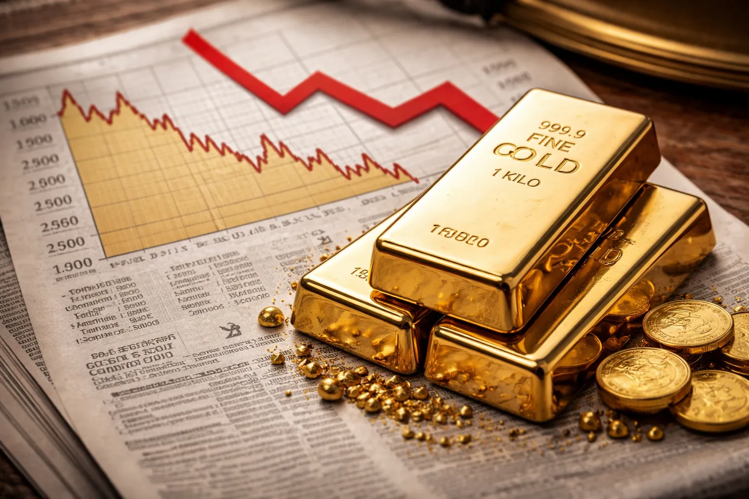 تراجع أسعار الذهب في الإمارات اليوم الثلاثاء وعيار 21 يسجل 552.75 درهم